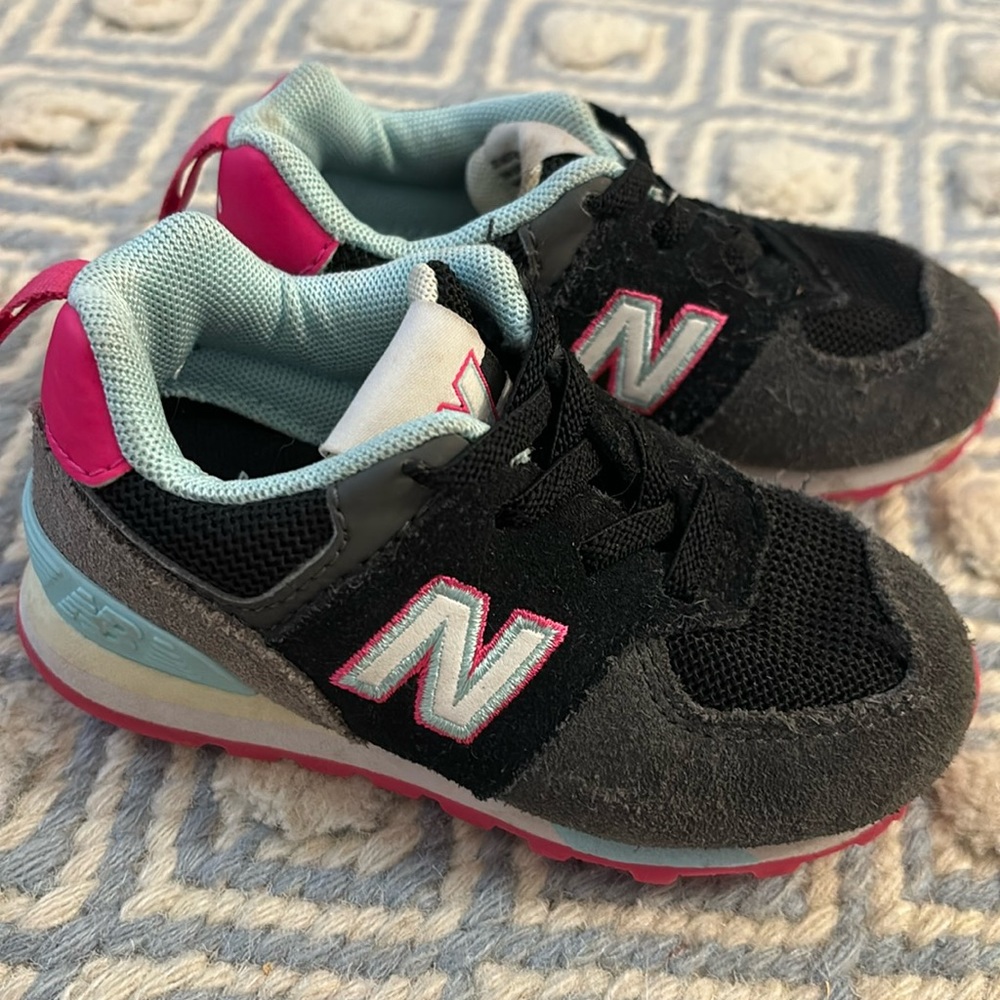 Toddler girl New Balance athletic shoes